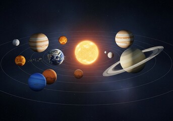 Formation of Planets in the Solar System with the Sun as its