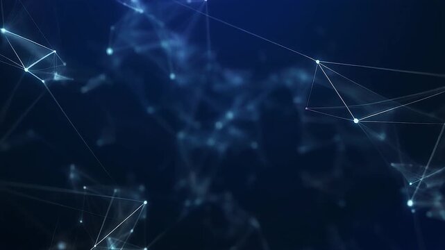 Modern abstract technology on a blue background