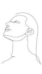 hand drawn sketch of a girl