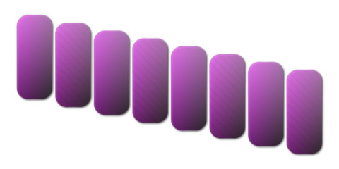 Abstract Diagonal Purple Gradient Columns with Striped Glass Pattern Design