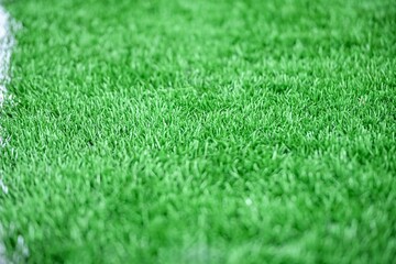Bright Green Artificial Grass Texture for mini soccer field © Kuldi