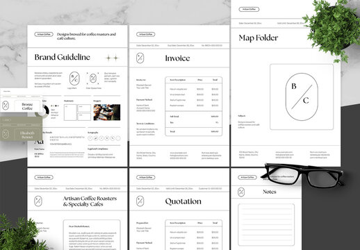 Green And Black Brand Guidelines Coffee Roasters