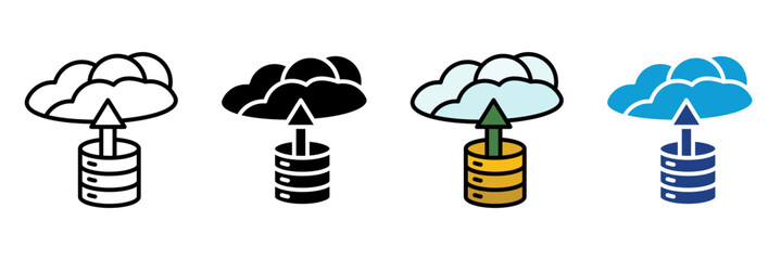 Technology  Digital Icon Set Multiple Style Collection. Laptop, Smartphone, Tablet, Desktop PC, Server, Cloud Computing, Artificial Intelligence, Robot, Microchip, Circuit Board, Coding, Keyboard, Mo