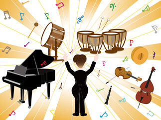 オーケストラのコンサート