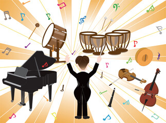 オーケストラのコンサート