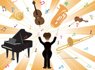 オーケストラのコンサート