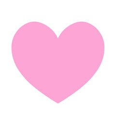 シンプルなハートの手描きイラストアイコン  ピンク