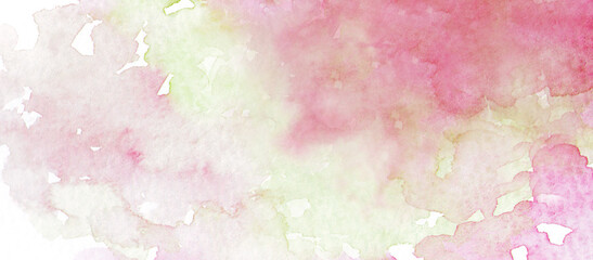 春をイメージした背景イラスト　水彩テクスチャ素材