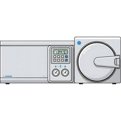 autoclave medical sterilization tool vector