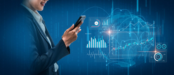 Data analytics dashboard with charts, indicators, and performance metrics, reveals trends, data analytics drives growth, supports insight, and data analytics improves decisions. Vouch