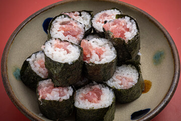 ネギトロ　手作り　日本のお寿司