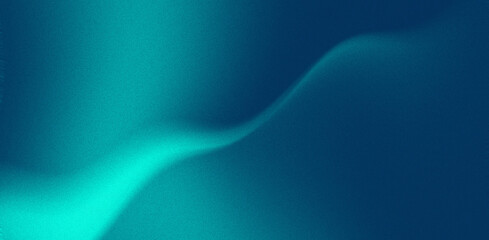 Abstract blue turquoise gradient wave background. Dynamic blue flowing wave lines design element 