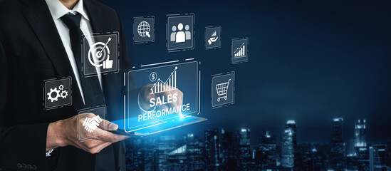 Digital sales performance dashboard showing sales performance metrics, performance trends, sales performance analytics, and sales improvement in business context. Spline