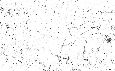 Abstract distressed grunge texture with random scratches and speckles in grey and white tones vector
