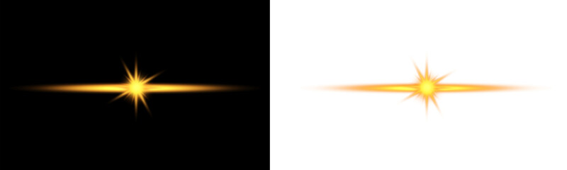 Star, light, sun, flare, shine PNG.PNG Overlay with transparent golden glow and sparkle burst,...