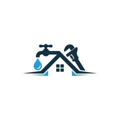 Professional Plumbing Service Logo Design