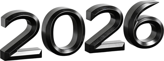 2026년_금속숫자_검정색_미니멀_오브제