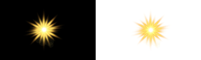 Star, light, sun, flare, shine PNG.PNG Overlay with transparent golden glow and sparkle burst, sparkle shining magic starlight brilliant beam lens burst dust abstract