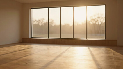 Obraz premium Sun-Drenched Yoga Haven