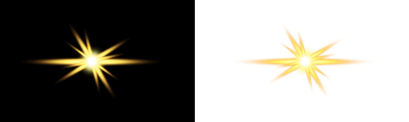 Star, light, sun, flare, shine PNG.PNG Overlay with transparent golden glow and sparkle burst, sparkle shining magic starlight brilliant beam lens burst dust abstract