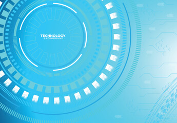 Modern technology background, abstract technology background, digital technology background design, blue background 