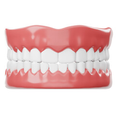 Obraz premium Dentures for False Teeth Illustration