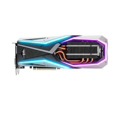 High-performance computer graphics card with RGB lighting