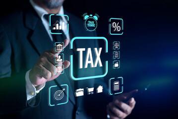 E-Filing, Government, state taxes. Data analysis, paperwork, reports. Calculation tax return. Concept of financial or income management is filing taxes online.