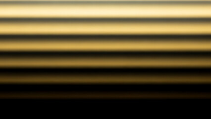 Golden and Black Gradient Abstract Background with Horizontal Blur