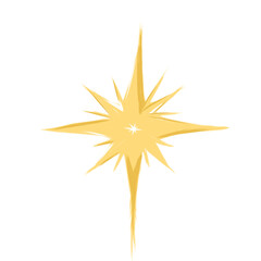 Obraz premium Golden Starburst Light