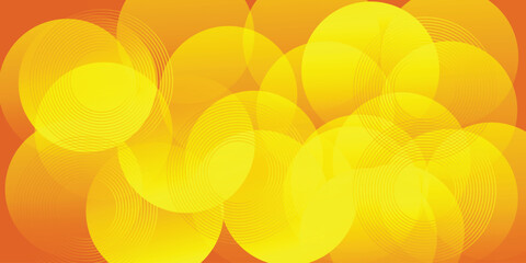 Abstract orange background. Minimal pattern. Vibrant gradient geometric lines. Modern design. Suit for banner, cover, business, flyer, poster, website, brochure, corporate © MdRoni