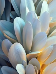 Obraz premium Abstract Flower Petal Gradient Background With Soft Tones and a Blank Center for Use in Design Projects and Presentations