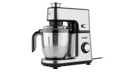 Stainless steel stand mixer with large bowl