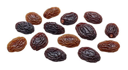Collection of dried raisins