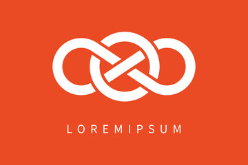 infinity o logo design template