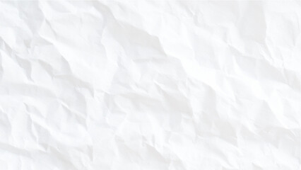 Crumpled white paper texture