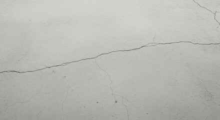 Concrete Surface with Intricate Crack Texture Close-up Detail of Urban Decay