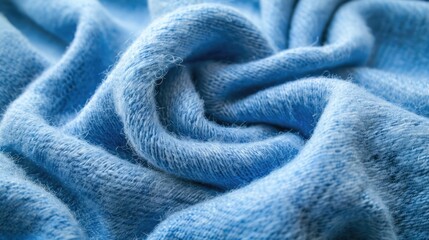 Cashmere fabric, textiles are folded with light waves and folds, the texture of knitwear.