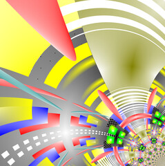 Arte digitale nell'era della tecnologia, creazioni e trasformazioni psicofantastiche © Franxuc