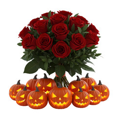 bouquet of red roses