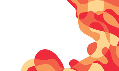 Colorfull abstract organic shapes composition for background