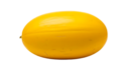 Realistic yellow sphere illustration detailed texture isolated on transparent background