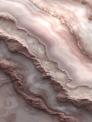 Fototapeta premium Liquid Marble Texture in Beige and White With Soft Design and Flowing Patterns for Decorative Use in Various Projects