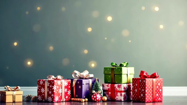 christmas gift boxes design 