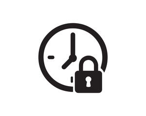 App Usage Limit icon silhouette vector design illustration.