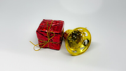 red christmas baubles
