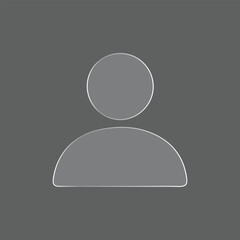 User Profile Account Icon Line Style