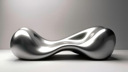 Metal curve device decoration display area