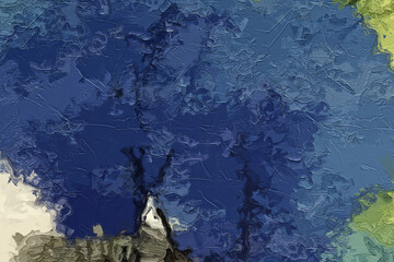 Various oil paintings, flowers, chrysanthemums, figures, forest scenery, roses, peonies, cats, dogs, village houses