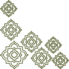 Islamic Monogram Corner